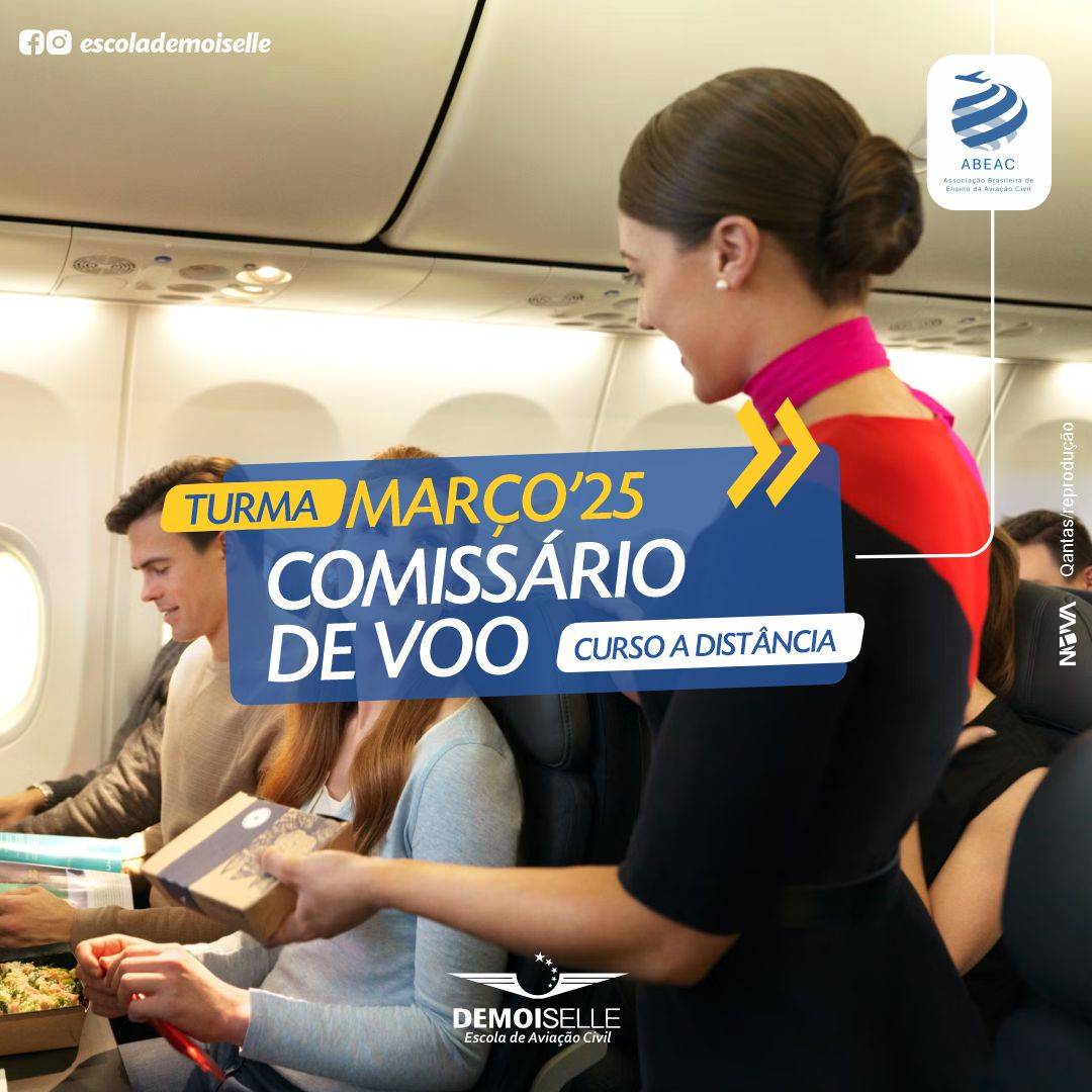 EADCMV61 MARÇO CURSO DE COMISSÁRIO DE VOO