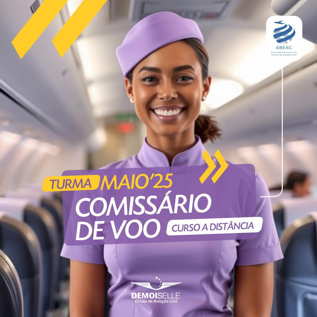 EADCMV63 MAIO CURSO DE CAPACITAÇÃO PROFISSIONAL DE COMISSÁRIO DE VOO