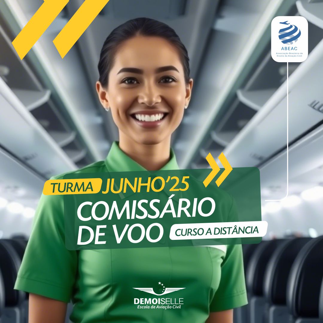 EADCMV64 JUNHO CURSO DE CAPACITAÇÃO PROFISSIONAL DE COMISSÁRIO DE VOO
