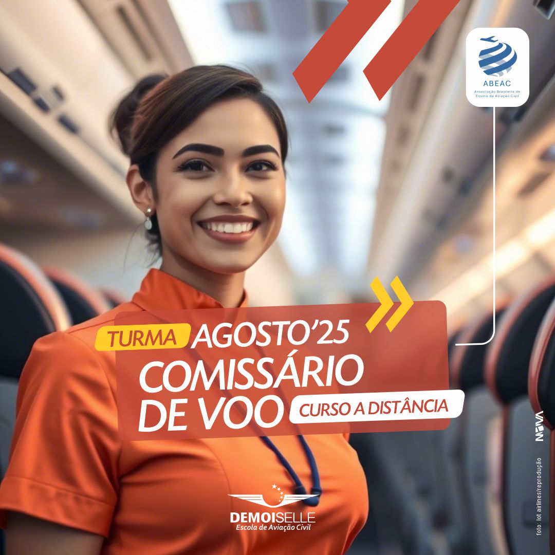 EADCMV66 AGOSTO CURSO DE CAPACITAÇÃO PROFISSIONAL DE COMISSÁRIO DE VOO