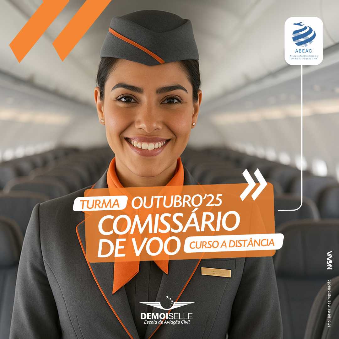 EADCMV68 OUTUBRO CURSO DE CAPACITAÇÃO PROFISSIONAL DE COMISSÁRIO DE VOO