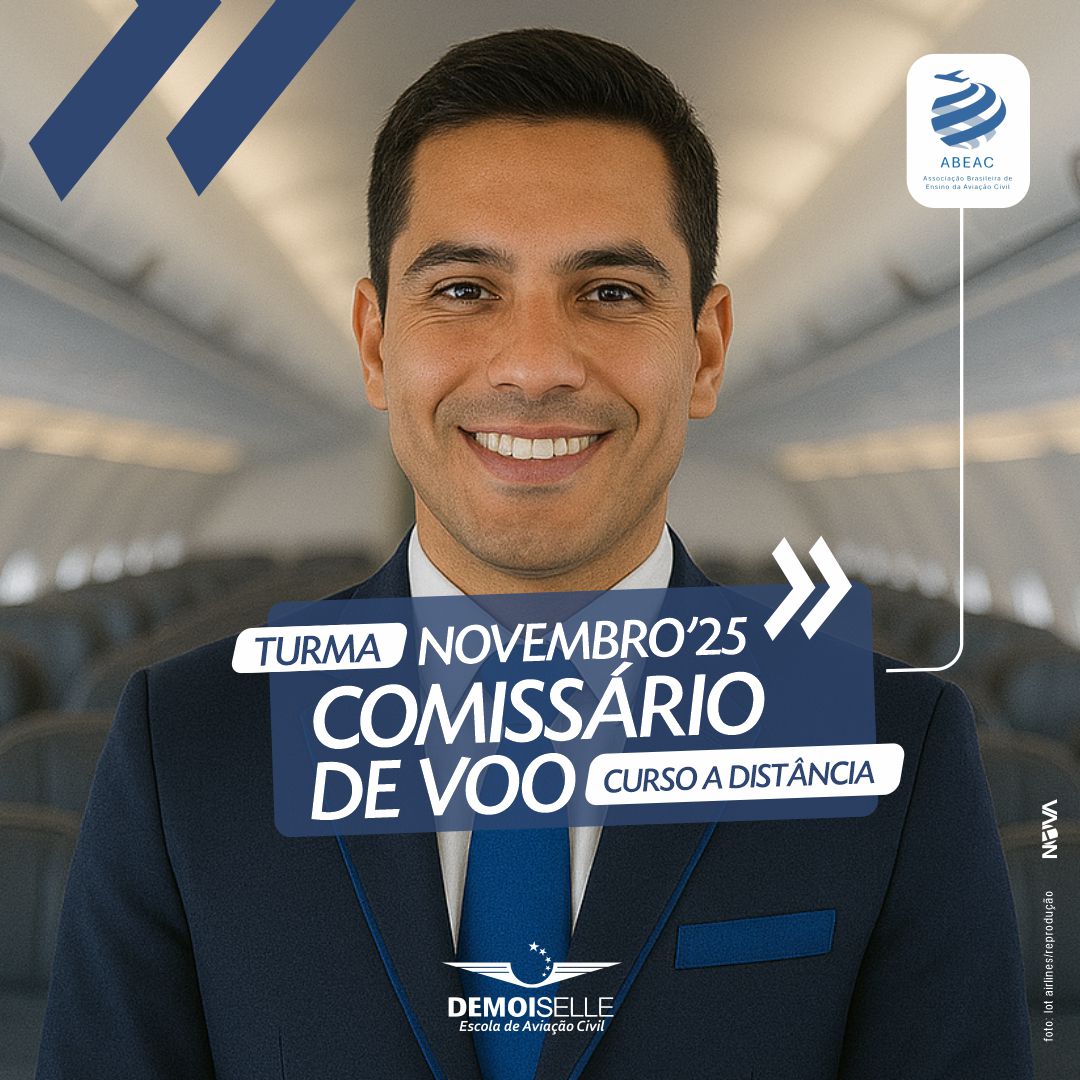 EADCMV69 NOVEMBRO CURSO DE CAPACITAÇÃO PROFISSIONAL DE COMISSÁRIO DE VOO