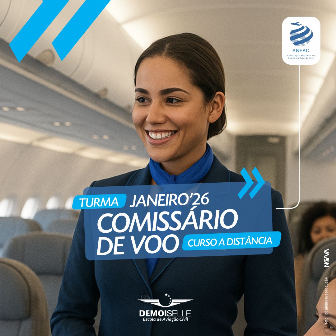 EADCMV70 Curso de Formação Profissional de Comissário de Voo