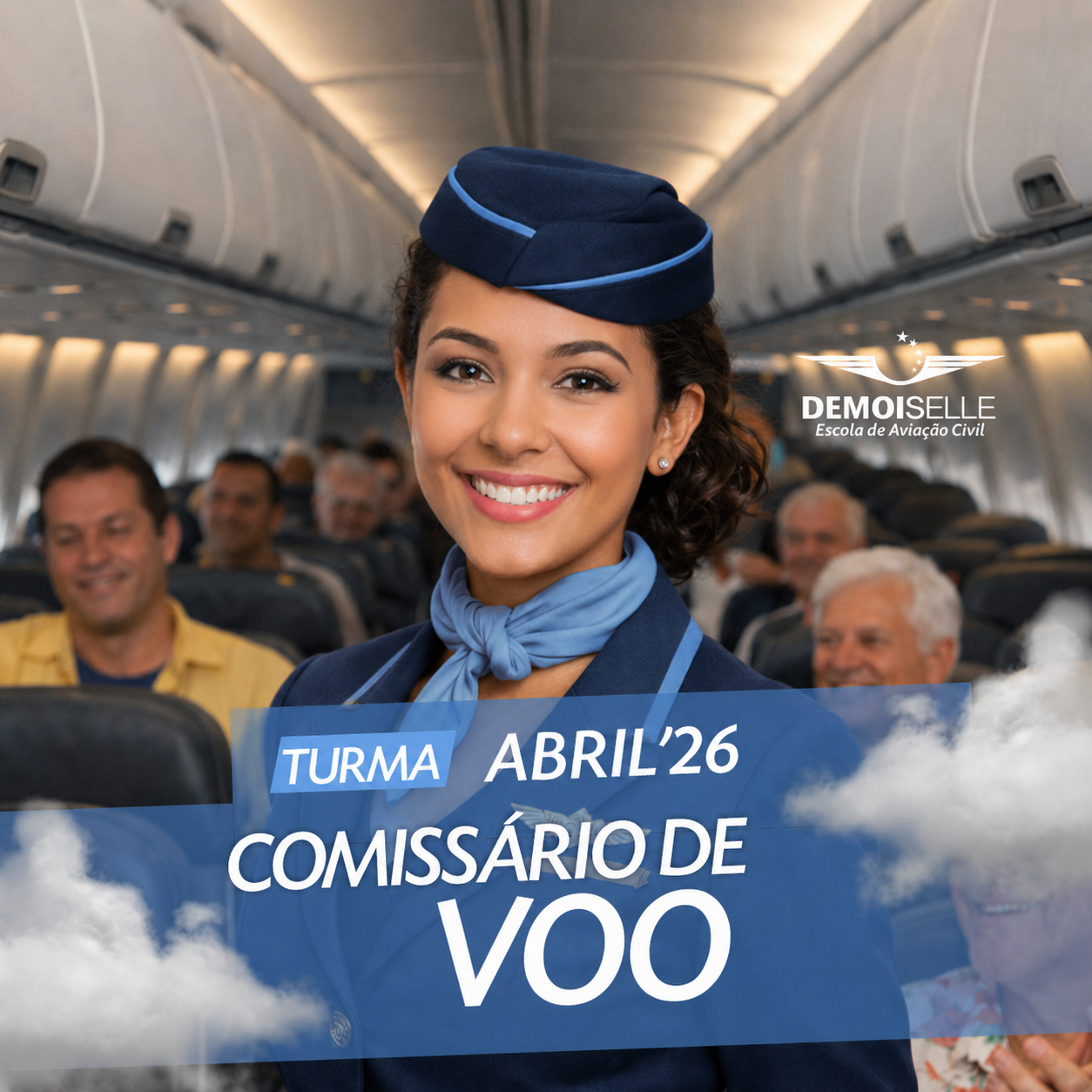 EADCMV73 Curso de Formação Profissional de Comissário de Voo - Turma Abril 2026